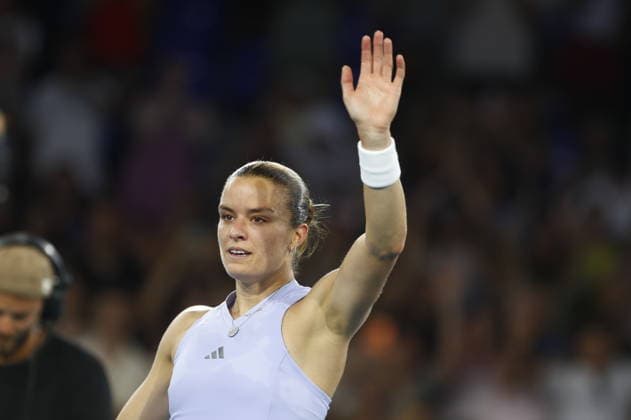 WTA, Tennis Damen 250 Vanda Pharmaceuticals Athens Open - Maria Sakkari qualified for the finals of the Vanda Pharmaceuticals Athens Open 2026, defeating Aina Korneeva in the semi-rfinals of the tournament, at Stadion sports centre. in Athens, Greece 18 July 2026.. IMAGO ONE INCH PRODUCTIONS ATHENS Greece Copyright: xONExINCHxPRODUCTIONSx 7035511