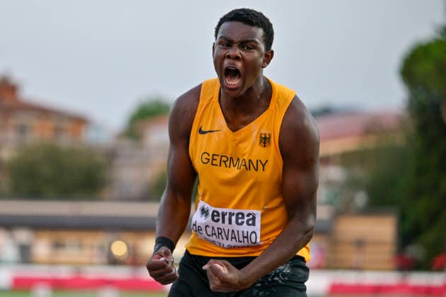 Clesio DE CARVALHO (Germany, LG Steinlach-Zollern, Kugelstoss) ITA, European Atheltics U18 Championships, Athletics, 18.07.2026, ITA, European Atheltics U18 Championships, Athletics, 18.07.2026, *** Clesio DE CARVALHO Germany, LG Steinlach Zollern, Shot Put ITA, European Athletics U18 Championships, Athletics, July 18, 2026, ITA, European Athletics U18 Championships, Athletics, July 18, 2026, Copyright: xx