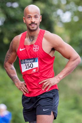 LEVERKUSEN, GERMANY - JULY 18, 2026 : Leon Schaefer (GER TSV Bayer 04 Leverkusen) in the long jump during the Para Heimspiel 7.0 at Fritz Jacobi Sports Complex on July 18, 2026 in Leverkusen, Germany. Northrhine-Westphalia Germany Copyright: xAxelxKohringx