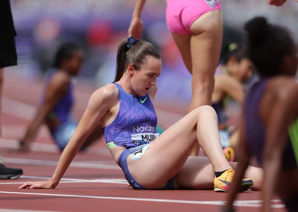 RECORD DATE NOT STATED 18th July 2026; London Stadium, London, England; 2026 Diamond League Novuna London Athletics Meet; Laura Muir of Great Britain disappointed after finishing 11th in the women& x2019;s 3000m race JohnxPatrickxFletcher