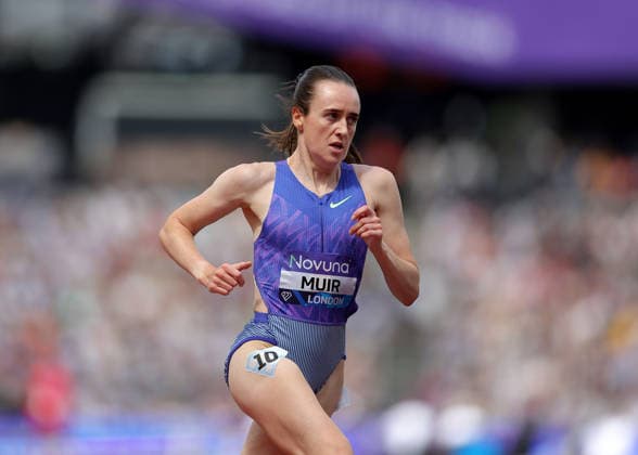 RECORD DATE NOT STATED 18th July 2026; London Stadium, London, England; 2026 Diamond League Novuna London Athletics Meet; Laura Muir of Great Britain competing in the women& x2019;s 3000m race JohnxPatrickxFletcher