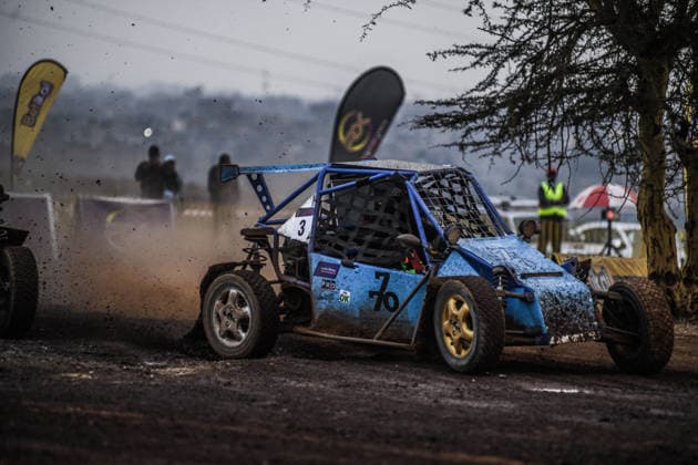 RX Fest rally championship in Kenya NAIROBI, KENYA - JULY 18: A driver competes during the RX Fest Rally Championship on a mixed-surface special track at Kasarani National Stadium in Nairobi, Kenya, on July 18, 2026. Gerald Anderson Anadolu Nairobi Kenya. Editorial use only. Please get in touch for any other usage.  Copyright: x2026xAnadoluxGeraldxAndersonx
