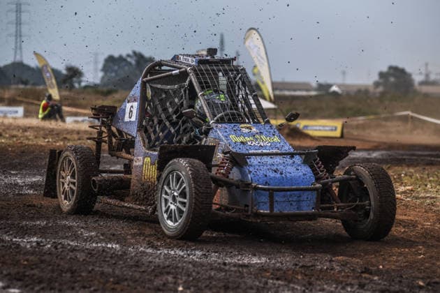 RX Fest rally championship in Kenya NAIROBI, KENYA - JULY 18: A driver competes during the RX Fest Rally Championship on a mixed-surface special track at Kasarani National Stadium in Nairobi, Kenya, on July 18, 2026. Gerald Anderson Anadolu Nairobi Kenya. Editorial use only. Please get in touch for any other usage.  Copyright: x2026xAnadoluxGeraldxAndersonx