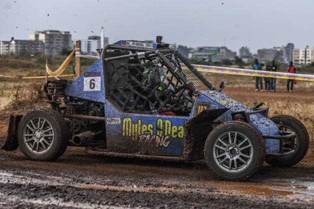 RX Fest rally championship in Kenya NAIROBI, KENYA - JULY 18: A driver competes during the RX Fest Rally Championship on a mixed-surface special track at Kasarani National Stadium in Nairobi, Kenya, on July 18, 2026. Gerald Anderson Anadolu Nairobi Kenya. Editorial use only. Please get in touch for any other usage.  Copyright: x2026xAnadoluxGeraldxAndersonx