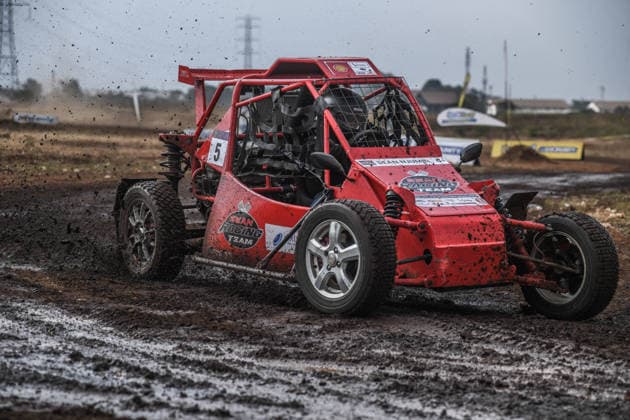 RX Fest rally championship in Kenya NAIROBI, KENYA - JULY 18: A driver competes during the RX Fest Rally Championship on a mixed-surface special track at Kasarani National Stadium in Nairobi, Kenya, on July 18, 2026. Gerald Anderson Anadolu Nairobi Kenya. Editorial use only. Please get in touch for any other usage.  Copyright: x2026xAnadoluxGeraldxAndersonx