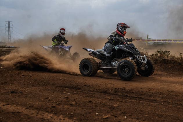 RX Fest rally championship in Kenya NAIROBI, KENYA - JULY 18: Quad bike riders compete during the RX Fest Rally Championship on a mixed-surface special track at Kasarani National Stadium in Nairobi, Kenya, on July 18, 2026. Gerald Anderson Anadolu Nairobi Kenya. Editorial use only. Please get in touch for any other usage.  Copyright: x2026xAnadoluxGeraldxAndersonx