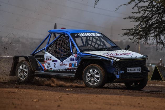 RX Fest rally championship in Kenya NAIROBI, KENYA - JULY 18: A driver competes during the RX Fest Rally Championship on a mixed-surface special track at Kasarani National Stadium in Nairobi, Kenya, on July 18, 2026. Gerald Anderson Anadolu Nairobi Kenya. Editorial use only. Please get in touch for any other usage.  Copyright: x2026xAnadoluxGeraldxAndersonx