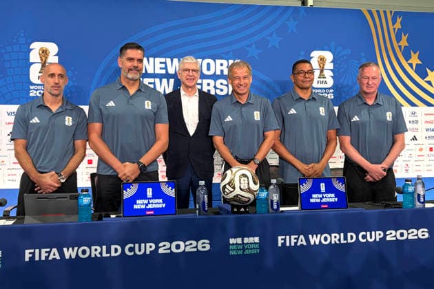 Football, 2026 FIFA World Cup, press conference in East Rutherford