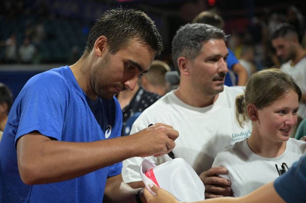 IPA86789963 - Daniel Merida (ESP) during the ATP, Tennis Herren - Plava Laguna Croatia Open in Umag - Merida vs. Dzumhur, International Tennis Match in Umag, Croatia, July 18, 2026  Copyright: xMarcoxTodaro IPAxSportx xx 86789963