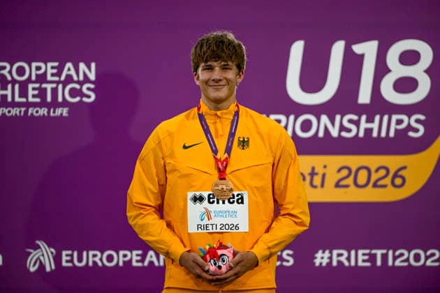 John-Christian SCHOCHARDT (Germany, SC Neubrandenburg, Diskuswurf) ITA, European Atheltics U18 Championships, Athletics, 18.07.2026, ITA, European Atheltics U18 Championships, Athletics, 18.07.2026, *** John Christian SCHOCHARDT, Germany, SC Neubrandenburg, discus throw, ITA, European Athletics U18 Championships, Athletics, July 18, 2026, ITA, European Athletics U18 Championships, Athletics, July 18, 2026, Copyright: xEibnerxPressefoto JanxPapenfussx EP_JPS