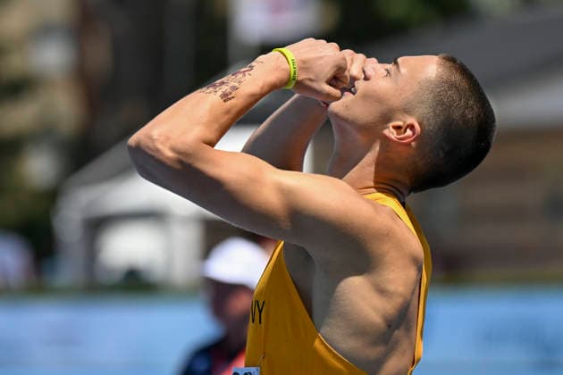 U18-Europameisterschaften Leichtathletik, Rieti Italien Timur Ilik (GER LAC Quelle Fürth), 200m, U18-Europameisterschaften Leichtathletik, Rieti Italien *** U18 European Athletics Championships, Rieti, Italy; Timur Ilik (GER LAC Quelle Fürth), 200m, U18 European Athletics Championships, Rieti, Italy Copyright: xBEAUTIFULxSPORTS DecaxText&Bildx