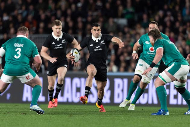 All Blacks winger Joeh Moorby - Nations Championship - New Zealand All Blacks v Ireland at Eden Park, Auckland, New Zealand - on Saturday 18 July 2026. Photo credit: Brett Phibbs z Auckland New Zealand Copyright: xBrettxPhibbsx xx