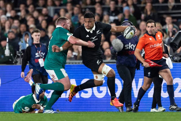All Blacks lock Tupou Vaa i - Nations Championship - New Zealand All Blacks v Ireland at Eden Park, Auckland, New Zealand - on Saturday 18 July 2026. Photo credit: Brett Phibbs z Auckland New Zealand Copyright: xBrettxPhibbsx xx