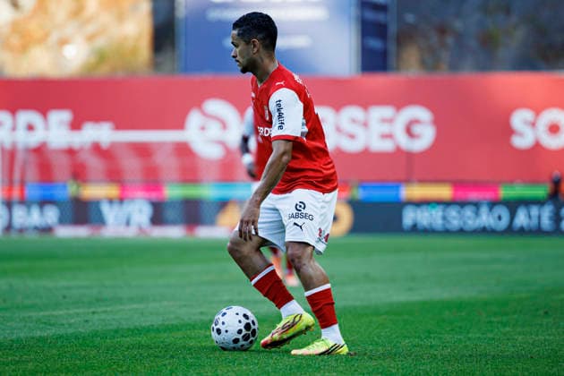 Gabriel Silva seen during International Friendly, Länderspiel, Nationalmannschaft game between teams of SC Braga and Celta de Vigo (Luis Santos Ball Raw Images) Braga Estadio Municipal de Braga Portugal Copyright: xLuisxSantosx luissantos_braga_celta_2627_3-10