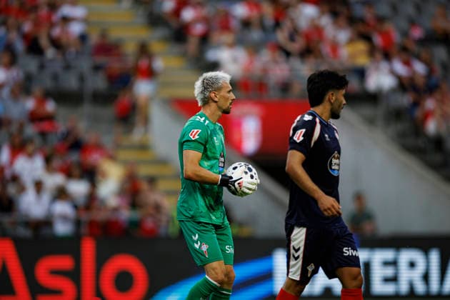Ionut Radu seen during International Friendly, Länderspiel, Nationalmannschaft game between teams of SC Braga and Celta de Vigo (Luis Santos Ball Raw Images) Braga Estadio Municipal de Braga Portugal Copyright: xLuisxSantosx luissantos_braga_celta_2627_3-15
