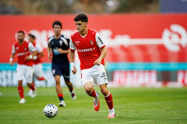 Pau Victor seen during International Friendly, Länderspiel, Nationalmannschaft game between teams of SC Braga and Celta de Vigo (Luis Santos Ball Raw Images) Braga Estadio Municipal de Braga Portugal Copyright: xLuisxSantosx luissantos_braga_celta_2627_3-23