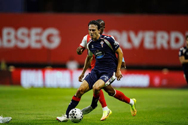 Oscar Marcos seen during International Friendly, Länderspiel, Nationalmannschaft game between teams of SC Braga and Celta de Vigo (Luis Santos Ball Raw Images) Braga Estadio Municipal de Braga Portugal Copyright: xLuisxSantosx luissantos_braga_celta_2627_3-44