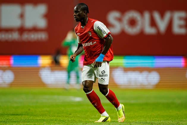 Mario Dorgeles seen during International Friendly, Länderspiel, Nationalmannschaft game between teams of SC Braga and Celta de Vigo (Luis Santos Ball Raw Images) Braga Estadio Municipal de Braga Portugal Copyright: xLuisxSantosx luissantos_braga_celta_2627_3-55