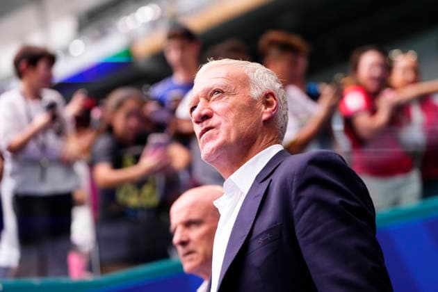 July 18, 2026, Miami Gardens, Florida, United States: Didier Deschamps, head coach of France, looks on during the FIFA World Cup, WM, Weltmeisterschaft, Fussball 2026 Bronze Medal Match match between France and England at Miami Stadium on July 18, 2026 in Miami Gardens, United States. Miami Gardens United States - ZUMAa181 20260718_zaa_a181_026 Copyright: xJosexBretonx