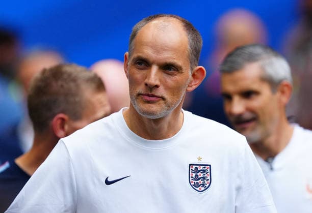 England manager, Thomas Tuchel looks on France v England, 2026 FIFA World Cup, WM, Weltmeisterschaft, Fussball 3rd Place Final, Football, Miami Stadium, Miami, Florida, USA - 18 Jul 2026Miami Miami Stadium Florida (FL) United States of America  Copyright: xJavierxGarcia Shutterstockx 16995468g