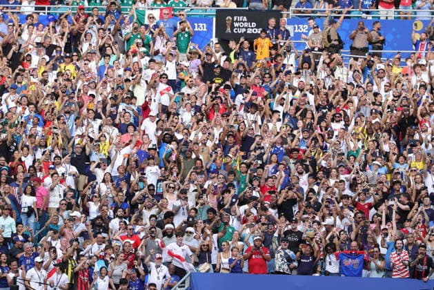 FIFA World Cup, WM, Weltmeisterschaft, Fussball 2026 3rd place playoff - France vs England Players of England celebrate the 3-5 goal during the FIFA World Cup 2026 3rd place playoff match France against England, in Miami, Florida, USA, 18 July 2026. MIAMI United States  Copyright: xCRISTOBALxHERRERA-ULASHKEVICHx