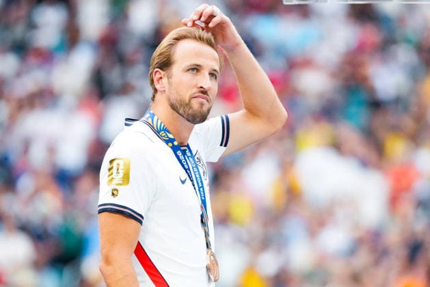 Harry Kane of England looks on with his medal after winning the FIFA Men’s World Cup 2026 Bronze Final football match between France and England at Miami Stadium, in Miami Gardens on July 18th 2026 (Photo by Alexandra Fechete SPP)  Copyright: xAlexandraxFechete SPPx Sportspressphoto_SPR193193