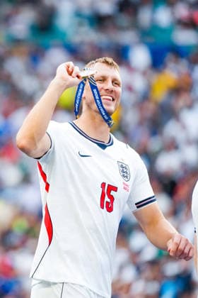 Dan Burn of England reacts with his medal after winning the FIFA Men’s World Cup 2026 Bronze Final football match between France and England at Miami Stadium, in Miami Gardens on July 18th 2026 (Photo by Alexandra Fechete SPP)  Copyright: xAlexandraxFechete SPPx Sportspressphoto_SPR193198