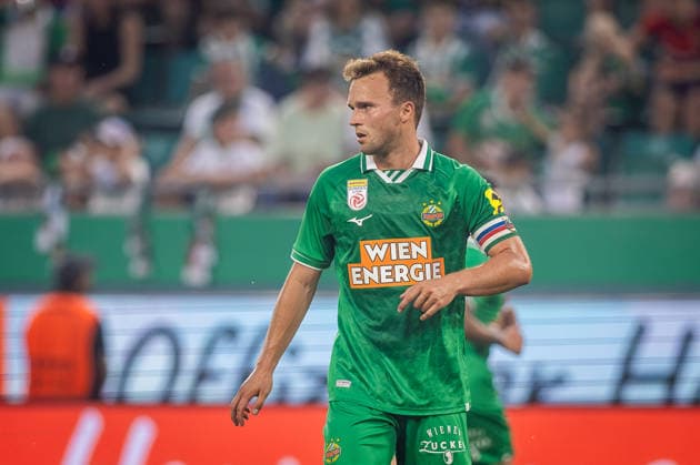 RAPID WIEN - HABMURGER SV Matthias Seidl of Rapid during the pre season friendly football match between SC Rapid Vienna and Hamburger SV at the Allianz Stadion. Vienna, Austria, July 18, 2026. Photo by Branislav Racko Copyright: xx 080A0210