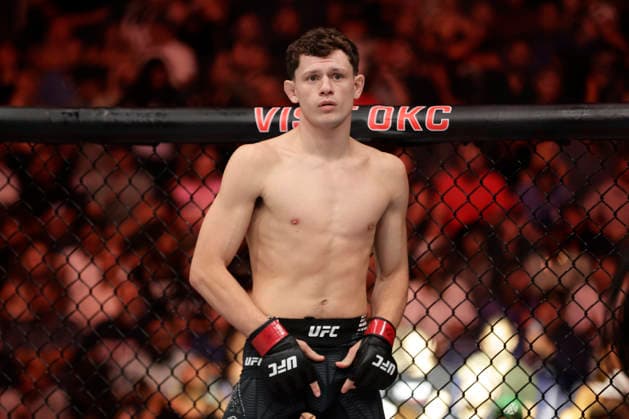 July 18, 2026, Oklahoma City, Oklahoma, United States: CHASE HOOPER and MITCH RAMIREZ fight in their 3-round Lightweight bout at UFC Fight Night OKC at the Paycom Center in Oklahoma City, OK. Oklahoma City United States - ZUMAs346 20260718_zsp_s346_024 Copyright: xAlejandroxSalazarx
