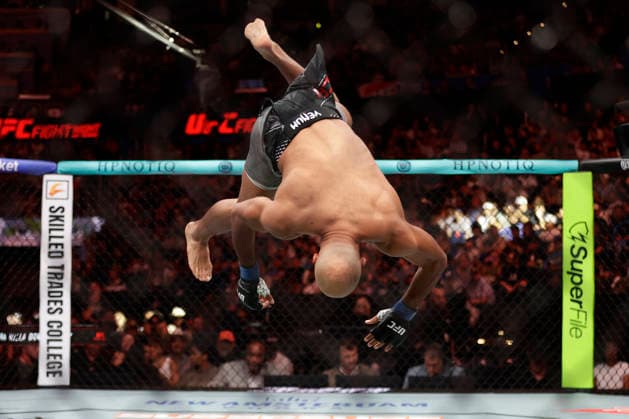 July 18, 2026, Oklahoma City, Oklahoma, United States: JARED CANNONIER and CHRISTIAN LEROY DUNCAN fight in their 3-round Middleweight bout at UFC Fight Night OKC at the Paycom Center in Oklahoma City, OK. UFC Fight Night Oklahoma City  - ZUMAs346 20260718_zsp_s346_053 Copyright: xAlejandroxSalazarx