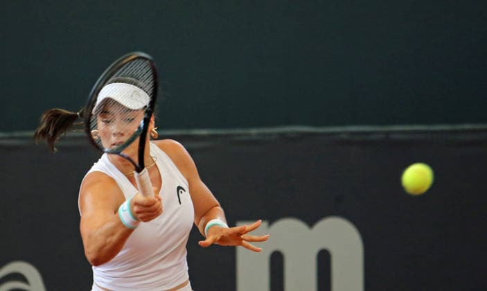 MSC Ladies Hamburg Open 2026, Qualifikation: Anna Petkovic (Deutschland). *** MSC Ladies Hamburg Open 2026, Qualifying Round: Anna Petkovic, Germany