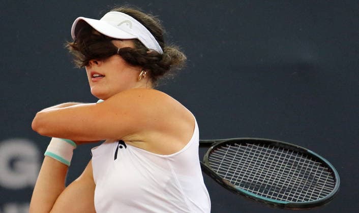 Sport Themen der Woche KW29 Sport Bilder des Tages MSC Ladies Hamburg Open 2026, Qualifikation: Anna Petkovic (Deutschland). *** MSC Ladies Hamburg Open 2026, Qualifying Round: Anna Petkovic, Germany