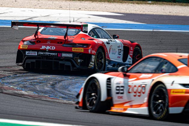IPA86803569 - Gabriel RINDONE and Fabian SCHILLER driving the ( 12) Mercedes-AMG GT3 EVO for GetSpeed Team Dubai during Round 5 of the GT World Challenge at Misano, Italy, on July 19, 2026  Copyright: xLucaxRossini IPAxSportx xx 86803569