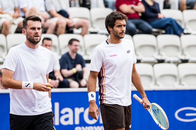 260719 Theo Arribage of France and Francisco Cabral of Portugal during day 7 of the Nordea Open on July 19, 2026 in Bastad. Photo: Niclas Jönsson BILDBYRAN COP 273 NO0430 tennis ATP, Tennis Herren 250 nordea open bbeng final frankrike france *** July 19, 2026: Theo Arribage of France and Francisco Cabral of Portugal on Day 7 of the Nordea Open on July 19, 2026 in Bastad. Photo by Niclas Jönsson, BILDBYRAN COP 273 NO0430 tennis ATP 250 Nordea Open men s singles final France  Copyright: NICLASxJÖNSSON BB260719NO028