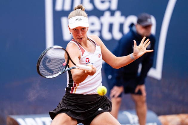 Sport Bilder des Tages TENNIS - WTA, Tennis Damen Generali Open Ladies Kitzbuehel KITZBUEHEL,AUSTRIA,19.JUL.26 - TENNIS - WTA Tour, Generali Open Ladies Kitzbuehel. Image shows Sinja Kraus (AUT).  GEPAxpictures xJulioxArellano