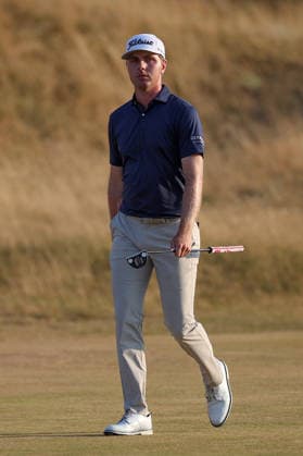 RECORD DATE NOT STATED 18th July 2026; Royal Birkdale Golf Club, Southport, Merseyside, England; The Open Championship Round Three; Ryan Gerard (USA) walks to the green on the 18th hole DavidxBlunsden