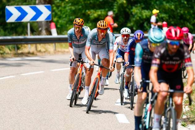 Tour de France 2026 Stage 15 PLATEAU DE SOLAISON, FRANCE - JULY 19 : Arensman Thymen (NED) of Netcompany INEOS in action during stage 15 of the 113rd edition of Tour de France an UCI World Tour 2.UWT cycling road race stage for Men Elite of 184 km with start in Champagnole and finish in Plateau de Solaison on July 19, 2026 in Plateau de Solaison, France, 19 07 2026 Plateau de Solaison France  Copyright: xLucaxBettinix