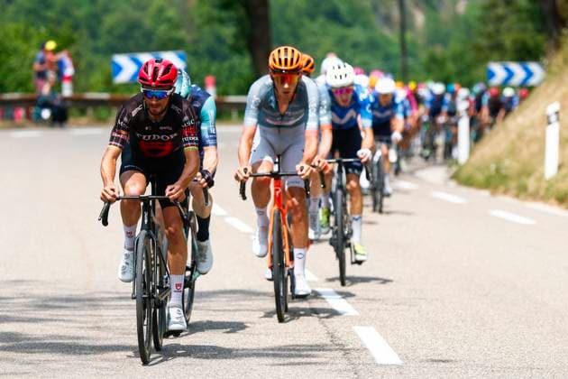 Tour de France 2026 Stage 15 PLATEAU DE SOLAISON, FRANCE - JULY 19 : Alaphilippe Julian (FRA) of Tudor Pro Cycling Team in action during stage 15 of the 113rd edition of Tour de France an UCI World Tour 2.UWT cycling road race stage for Men Elite of 184 km with start in Champagnole and finish in Plateau de Solaison on July 19, 2026 in Plateau de Solaison, France, 19 07 2026 Plateau de Solaison France  Copyright: xLucaxBettinix