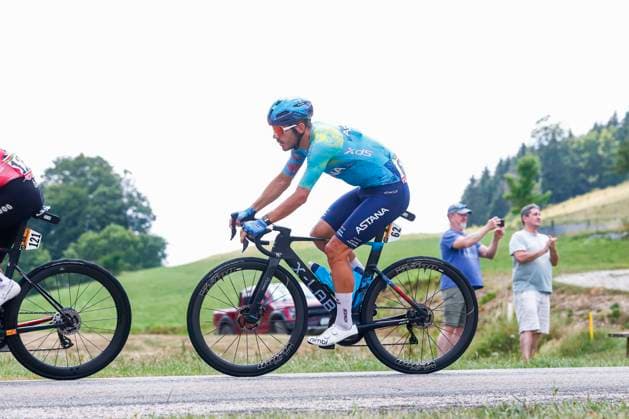 Tour de France 2026 Stage 15 PLATEAU DE SOLAISON, FRANCE - JULY 19 : Ballerini Davide (ITA) of XDS Astana Team in action during stage 15 of the 113rd edition of Tour de France an UCI World Tour 2.UWT cycling road race stage for Men Elite of 184 km with start in Champagnole and finish in Plateau de Solaison on July 19, 2026 in Plateau de Solaison, France, 19 07 2026 Plateau de Solaison France  Copyright: xLucaxBettinix