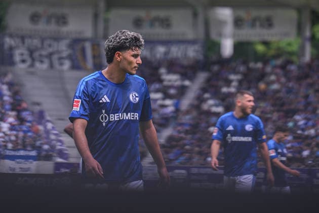 19.07.2026, Fussball, , Saison 2025 2026, Testspiel, FC Erzgebirge Aue - FC Schalke 04, Mertcan Ayhan (FC Schalke 04) xRHR-FOTO YYx *** July 19, 2026, Soccer, , 2025–2026 Season, Friendly Match, FC Erzgebirge Aue vs. FC Schalke 04, Mertcan Ayhan, FC Schalke 04 xRHR PHOTO YYx Copyright: KROEGER RHR-FOTOx RHR-FOTO YY