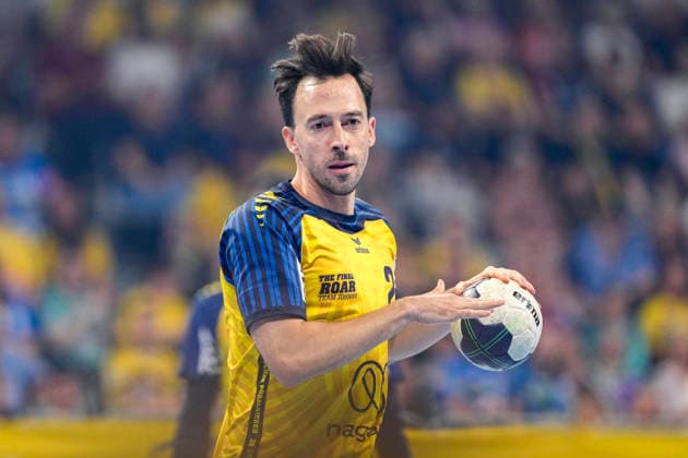 Patrick Groetzki (Team Johnny, 24), am Ball, Einzelbild, Einzelfoto, Aktion, Action, 19.07.2026, Mannheim (Deutschland), Handball, The Final Roar, Team Johnny - Team Apfel *** Patrick Groetzki, Team Johnny, 24, on the ball, single frame, single photo, action, July 19, 2026, Mannheim, Germany, handball, The Final Roar, Team Johnny vs. Team Apfel xozx