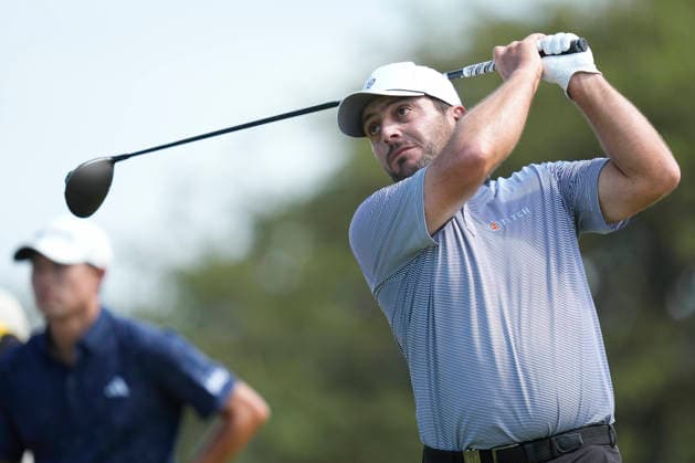 SOUTHPORT, ENGLAND - JULY 19: Francesco Molinari (ITA) plays from the second tee during Round 4 of the 154th Open Championship at the Royal Birkdale Golf Club, Southport on July 19, 2026 in Merseyside, England The 154th British Open Championship