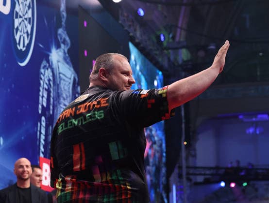 World Matchplay Darts 2026 Ryan Joyce during the 2026 World Matchplay darts at Winter Gardens, Blackpool, UK on 19 July 2026. Blackpool Winter Gardens UK Editorial use only , Copyright: xChrisxSargeantx PSI-24526-0060