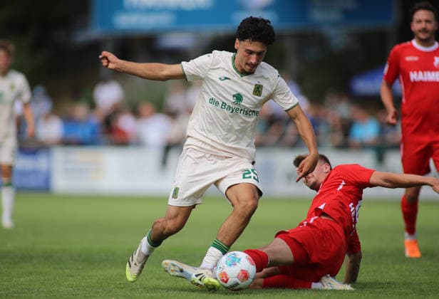 Football, friendly match, TSV Aindling v TSV 1860 Munich