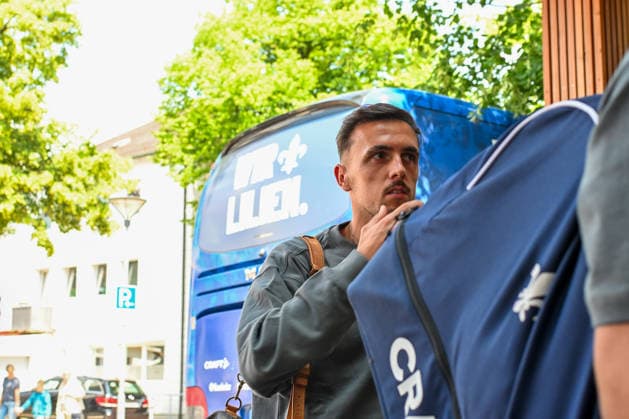 19.07.2026, Bad Wörishofen, Deutschland. 2. Bundesliga: Ankunft des SV Darmstadt 98 in Bad Wörishofen. Sommertrainingslager. Vorbereitung auf die Saison 2026 2027. Lance Duijvestijn (SV Darmstadt 98) *** July 19, 2026, Bad Wörishofen, Germany, 2. Bundesliga: SV Darmstadt 98 arrives in Bad Wörishofen for summer training camp in preparation for the 2026–2027 season. Lance Duijvestijn, SV Darmstadt 98