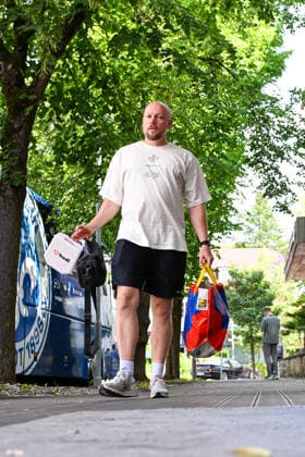 19.07.2026, Bad Wörishofen, Deutschland. 2. Bundesliga: Ankunft des SV Darmstadt 98 in Bad Wörishofen. Sommertrainingslager. Vorbereitung auf die Saison 2026 2027. Maximilian Kohl (SV Darmstadt 98) *** July 19, 2026, Bad Wörishofen, Germany, 2. Bundesliga: SV Darmstadt 98 arrives in Bad Wörishofen for summer training camp in preparation for the 2026–2027 season. Maximilian Kohl, SV Darmstadt 98