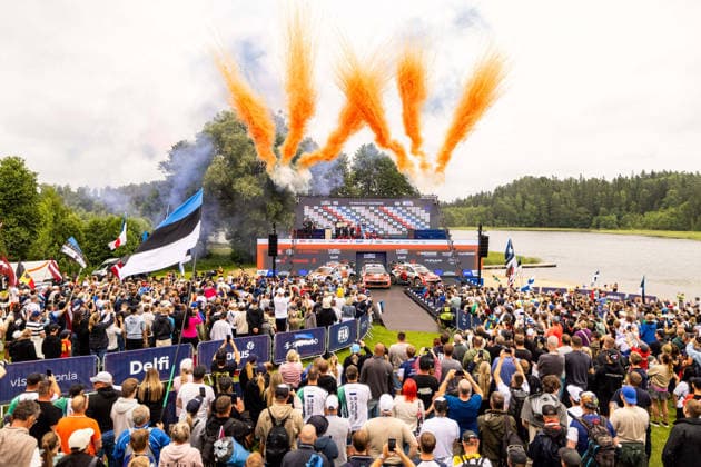 AUTO - WRC, Motorsport Rallye, WM - RALLY ESTONIA 2026 ambiance, podium, portrait during the 2026 Rally Estonia, 8th round of the 2026 WRC WORLD RALLY CAR CHAMPIONSHIP, from July 16 to 29, 2026 at Tartu, Estonia - TartuEstonia  Copyright: xNikosxKatikisx