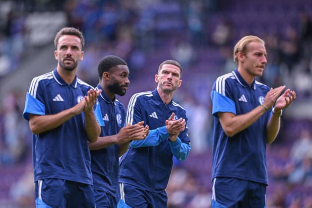 19.07.2026, Fussball, , Saison 2025 2026, Testspiel, FC Erzgebirge Aue - FC Schalke 04, Kenan Karaman (FC Schalke 04), Moussa Sylla (FC Schalke 04), Robin Gosens (FC Schalke 04), Timo Becker (FC Schalke 04) xRHR-FOTO YYx *** July 19, 2026, Soccer, , 2025–2026 Season, Friendly Match, FC Erzgebirge Aue vs. FC Schalke 04, Kenan Karaman (FC Schalke 04), Moussa Sylla (FC Schalke 04), Robin Gosens (FC Schalke 04), Timo Becker (FC Schalke 04) xRHR PHOTO YYx Copyright: KROEGER RHR-FOTOx RHR-FOTO YY
