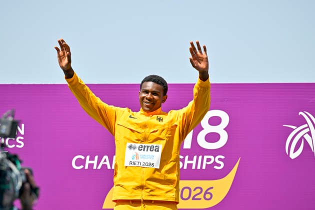 Clesio DE CARVALHO (Germany, LG Steinlach-Zollern, Kugelstoss) ITA, European Atheltics U18 Championships, Athletics, 19.07.2026, ITA, European Atheltics U18 Championships, Athletics, 19.07.2026, *** Clesio DE CARVALHO Germany, Steinlach Zollern Regional Track and Field Club, Shot Put ITA, European Athletics U18 Championships, Athletics, July 19, 2026, ITA, European Athletics U18 Championships, Athletics, July 19, 2026, Copyright: xEibnerxPressefoto JanxPapenfussx EP_JPS