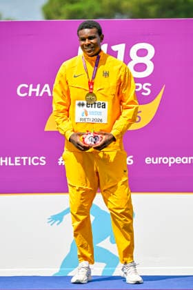 Clesio DE CARVALHO (Germany, LG Steinlach-Zollern, Kugelstoss) ITA, European Atheltics U18 Championships, Athletics, 19.07.2026, ITA, European Atheltics U18 Championships, Athletics, 19.07.2026, *** Clesio DE CARVALHO Germany, Steinlach Zollern Regional Track and Field Club, Shot Put ITA, European Athletics U18 Championships, Athletics, July 19, 2026, ITA, European Athletics U18 Championships, Athletics, July 19, 2026, Copyright: xEibnerxPressefoto JanxPapenfussx EP_JPS
